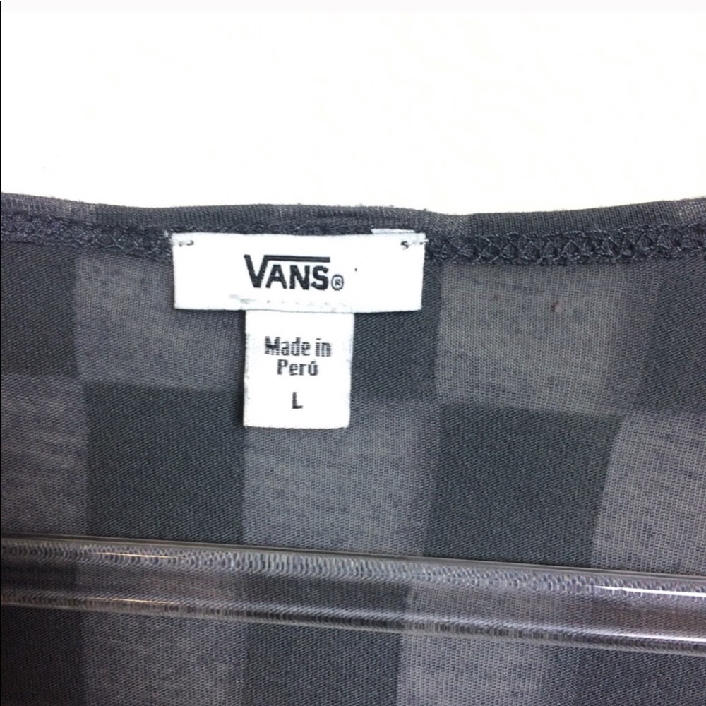 Vans Tank Top w/🐰 🏁 Bunnies & Checkers - Picture 3 of 3